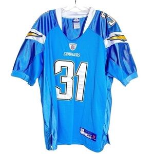 NFL San Diego Chargers Cromartie Baby Blue Jersey Size 52 / XL